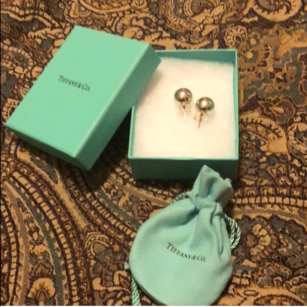 Tiffany & Co. 10mm Silver Ball Earrings